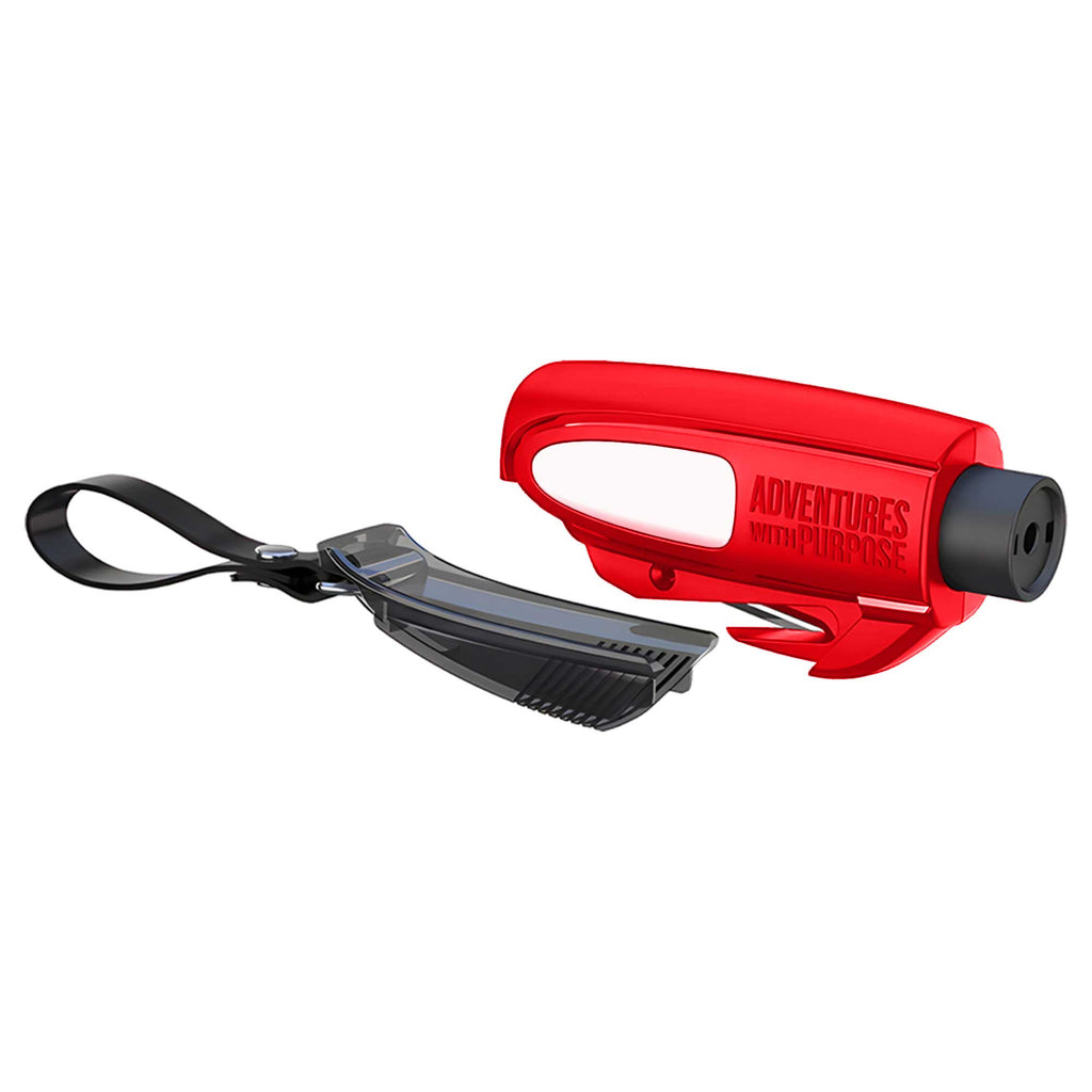 2-in-1 Emergency Window Breaker & Seatbelt Cutter - Lifetime Warranty