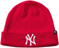 '47 MLB New York Yankees Cuffed Knit Beanie - Official Red Winter Hat