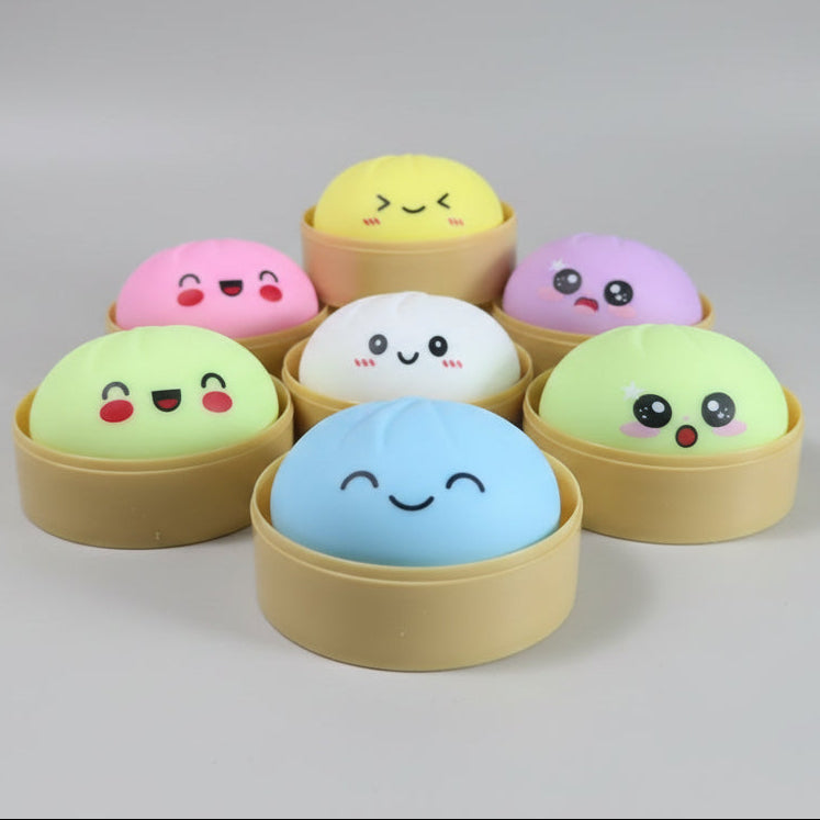Mystery Squishy Dumpling Blind Box - Pastel Soft Squish Surprise
