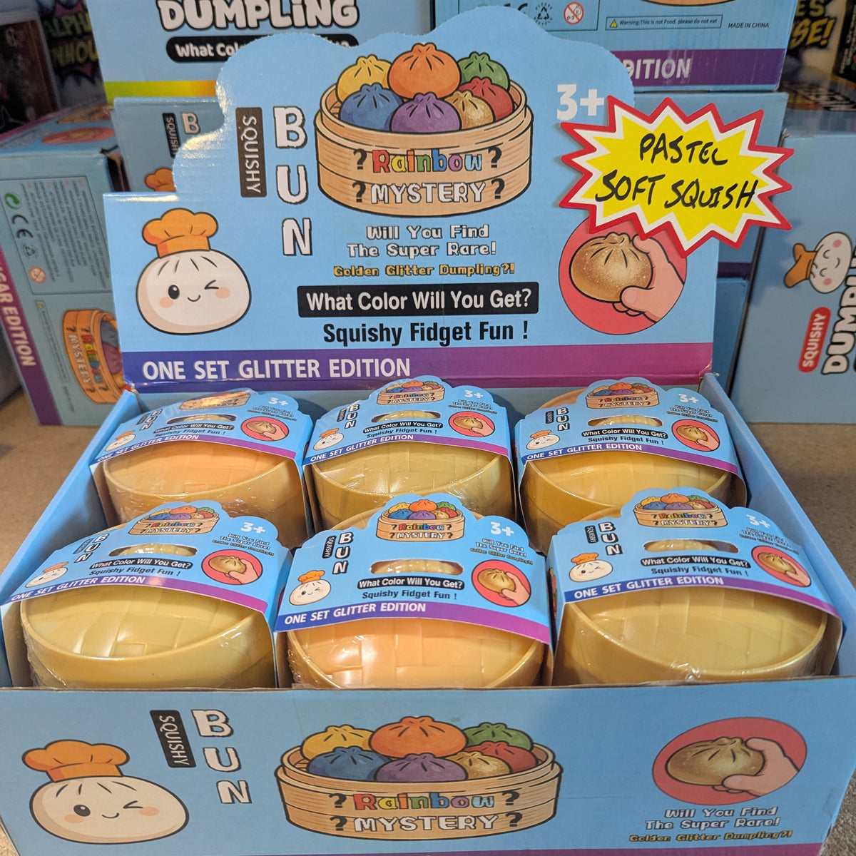 Mystery Squishy Dumpling Blind Box - Pastel Soft Squish Surprise