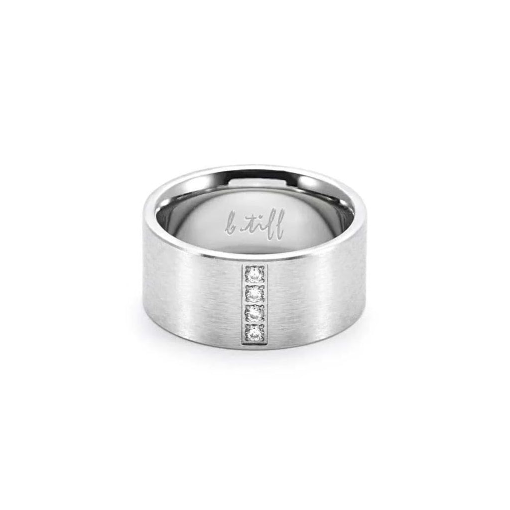RG223W B.Tiff 4-Stone Wide Ring [Wide Band]