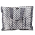 Simply Southern® Quilted Tote: Black Bow